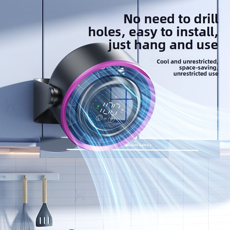 Rechargeable Desk Fan with Digital Display