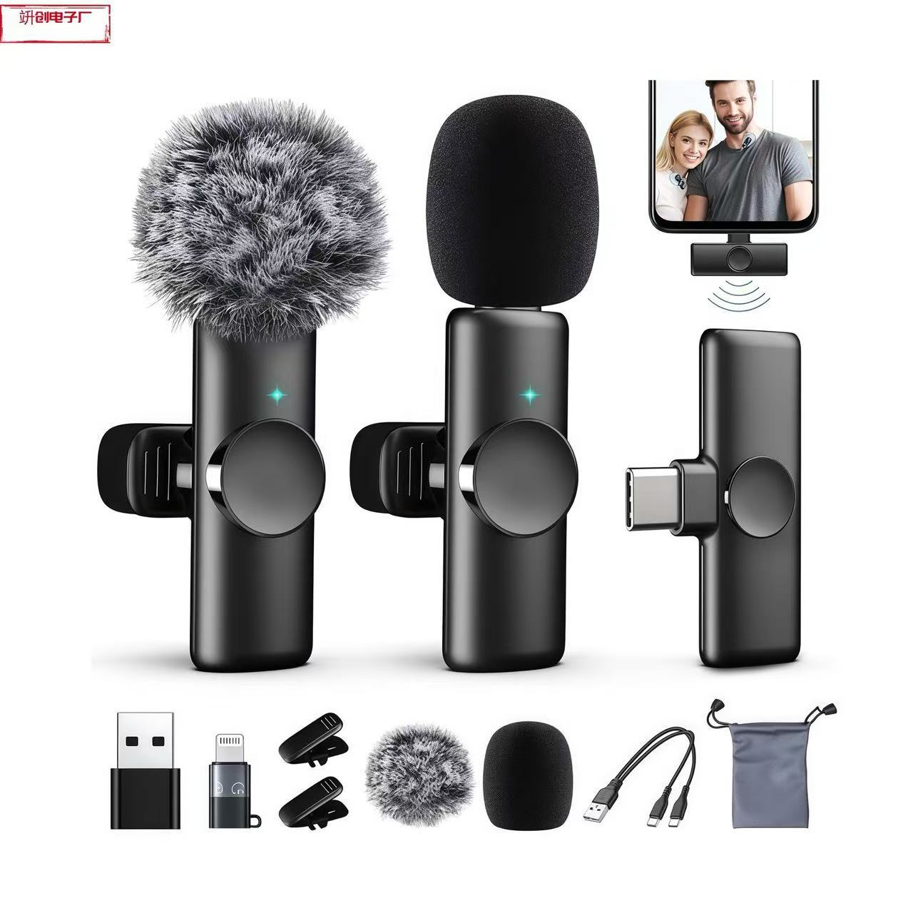 K11 Mini Wireless Lavalier Microphone
