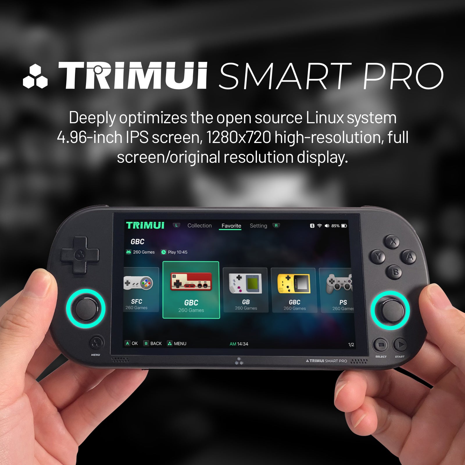 Trimui Smart Pro HD Retro Gaming Console