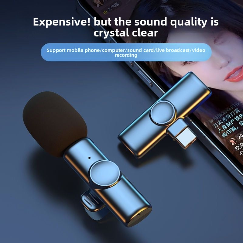 K11 Mini Wireless Lavalier Microphone