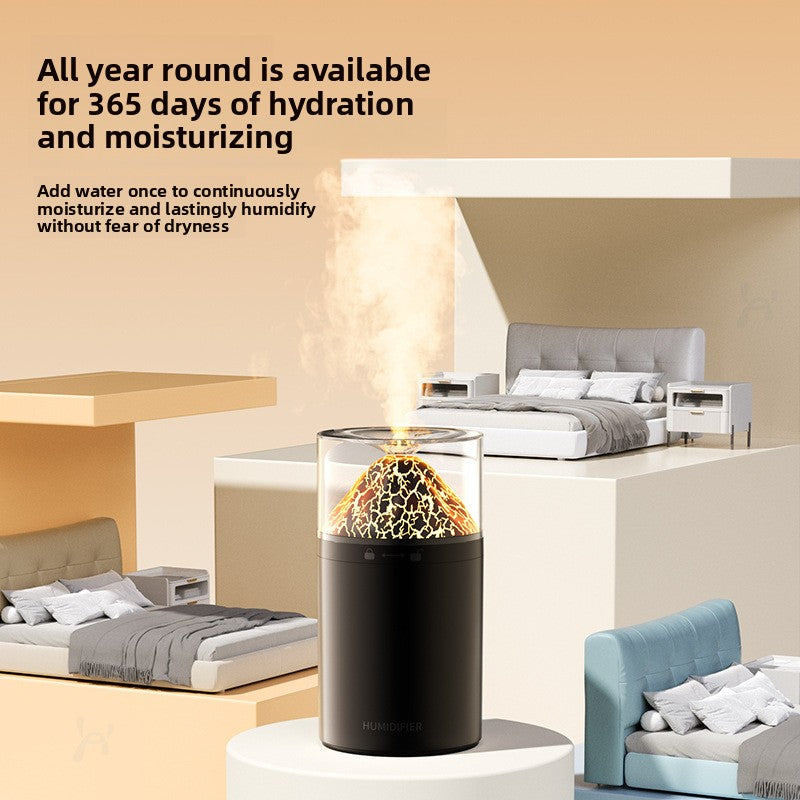 Mini Volcano Humidifier with Aromatherapy